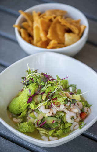 Pink Shrimp salad