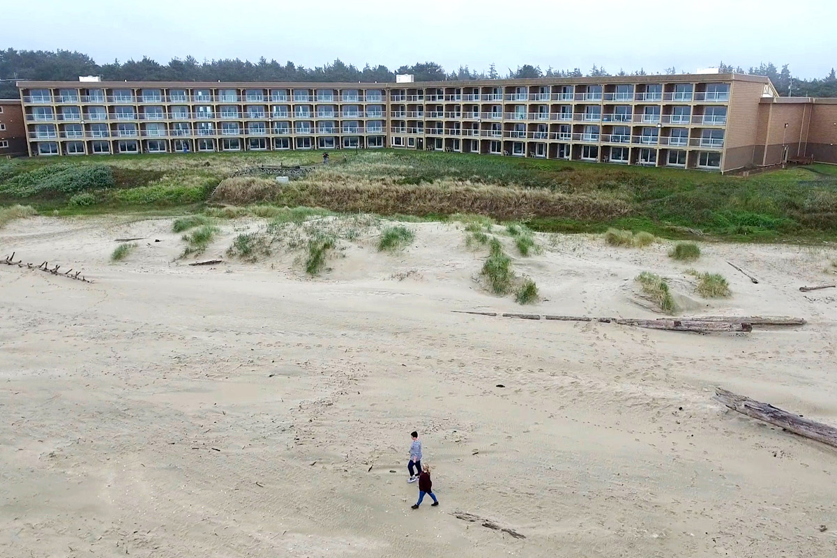 The Eclipse On Oregon Coast