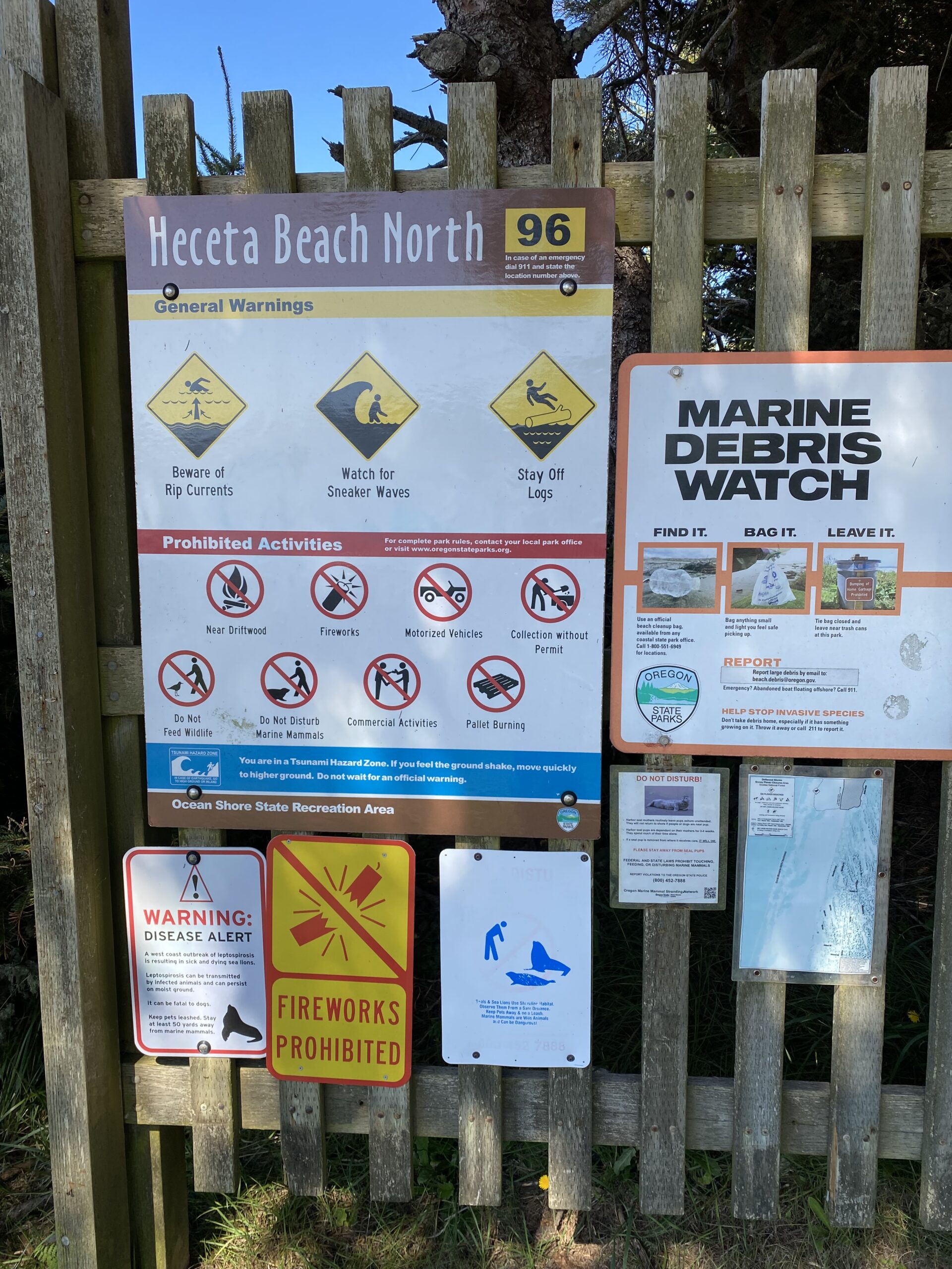 Heceta Beach Sign (1)