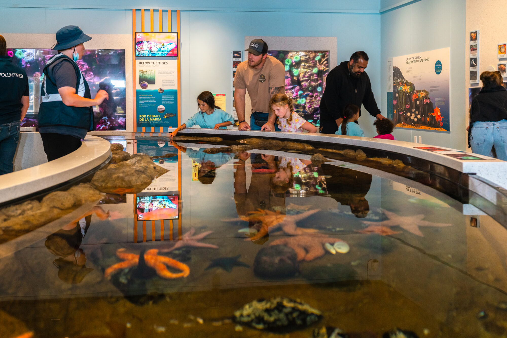 Oregon Coast Aquarium accessible touch pool 