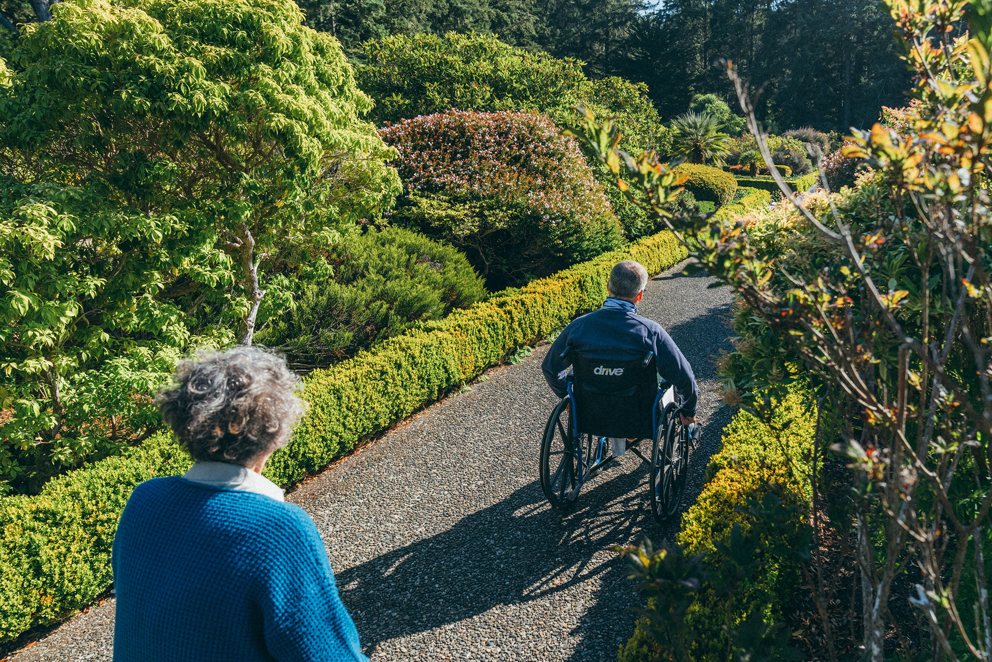 garden paved path wheelchair