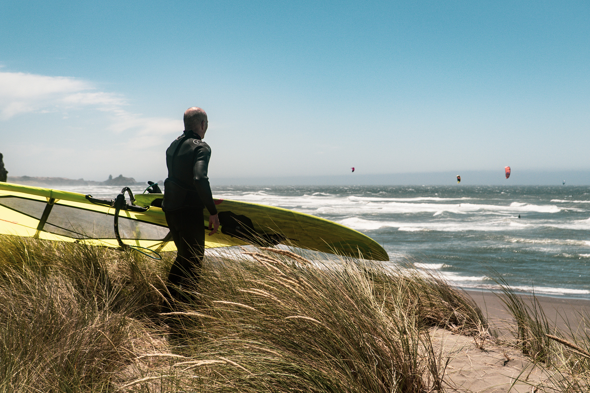 beach grass windsurfer PistolRiver14