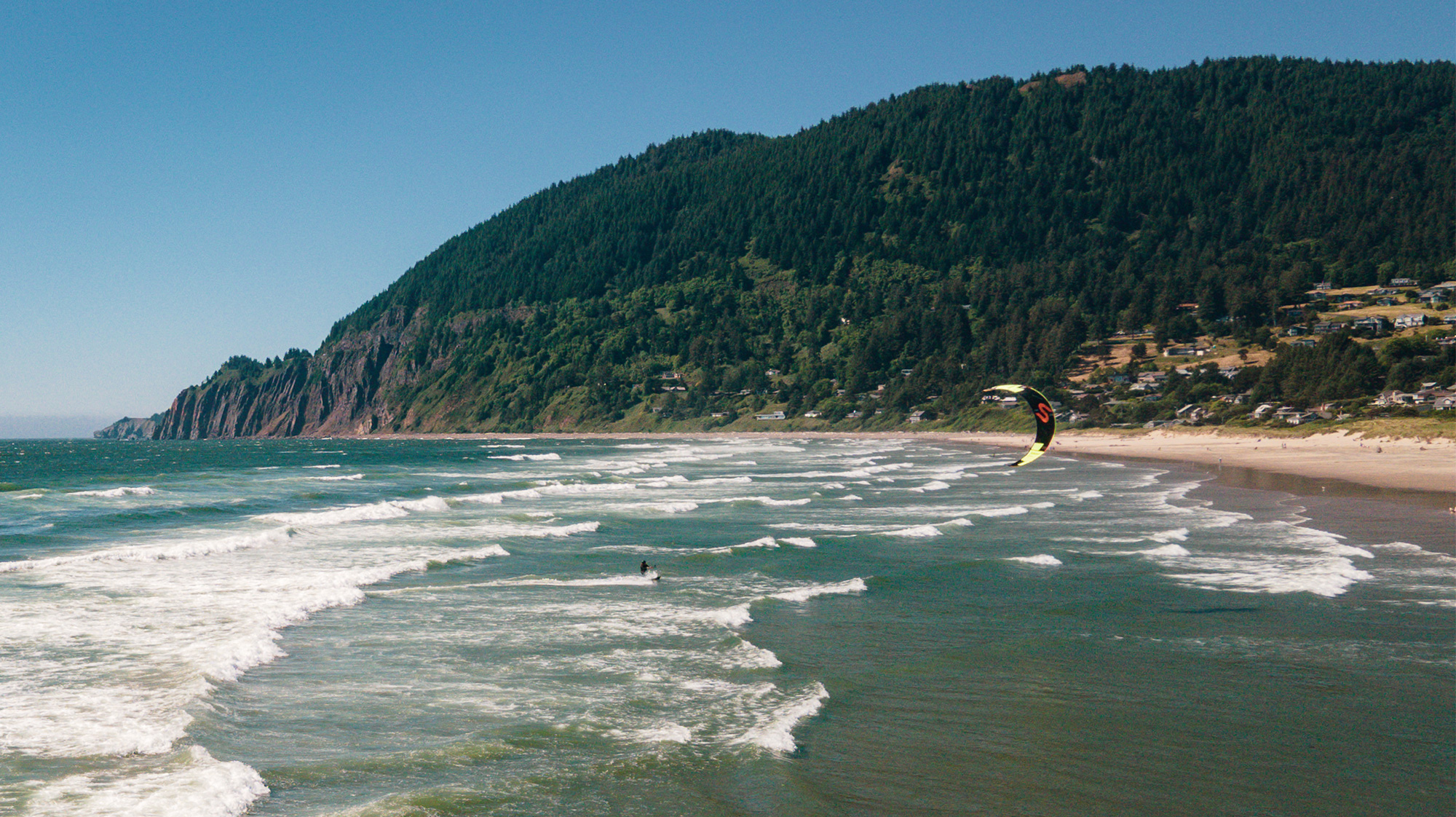 ocean kiteboarder Manzanita9
