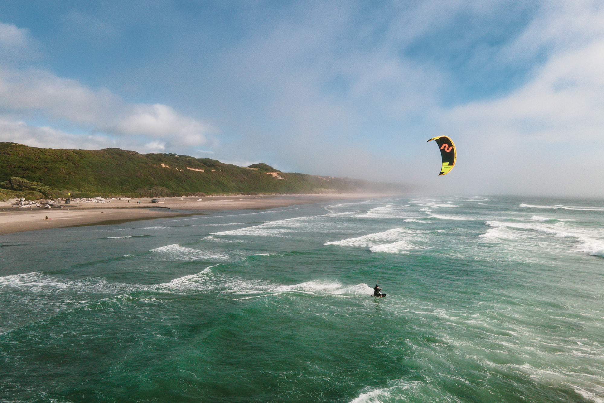 ocean kiteboarder WhiskeyRun9