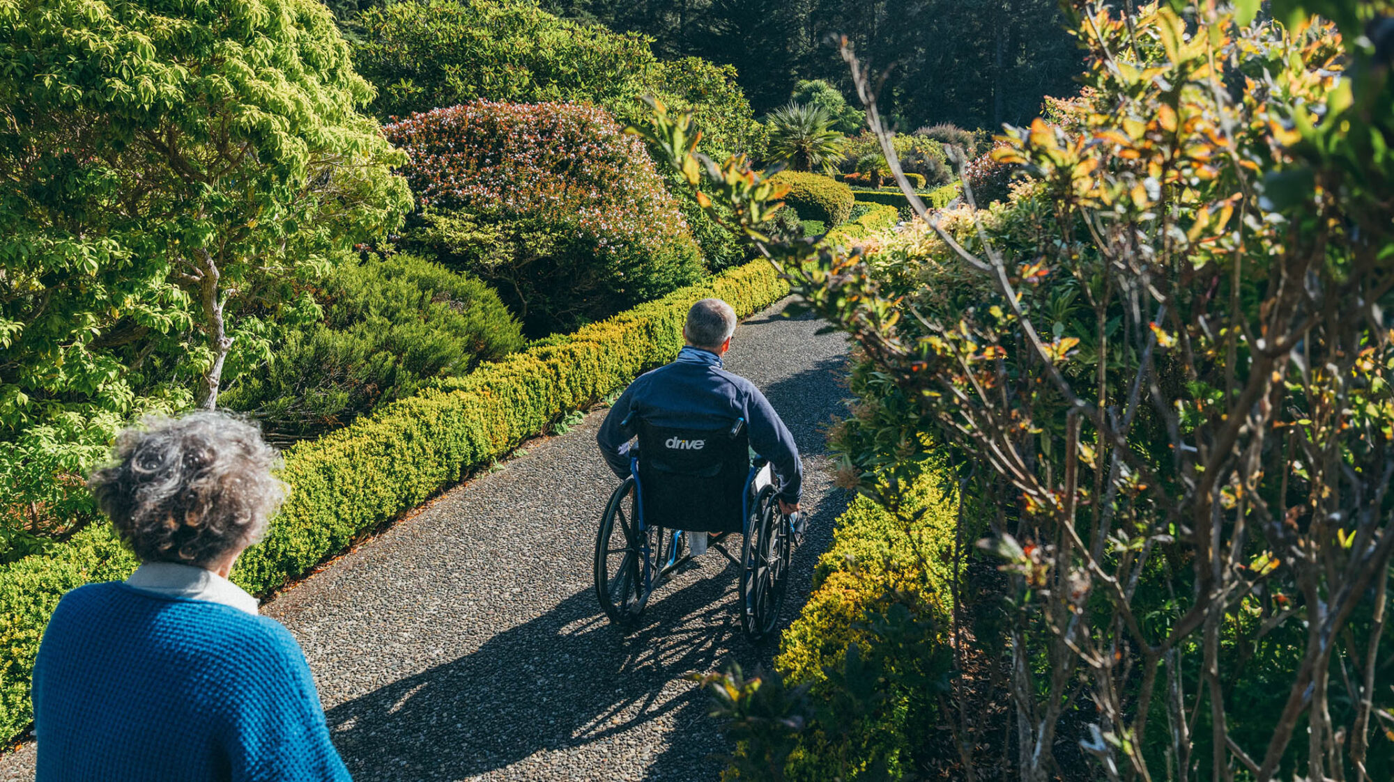 garden paved path wheelchair